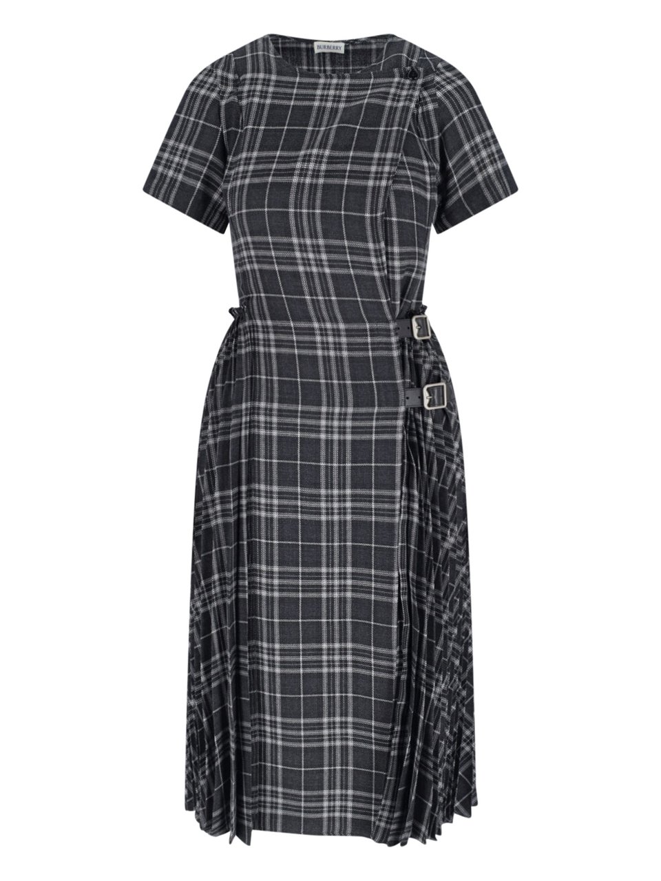 Burberry "Meryl" Midi Dress – Grey Grijs