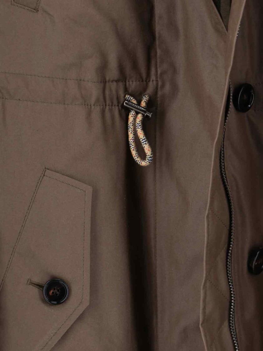 Burberry Classic Parka – Green Groen