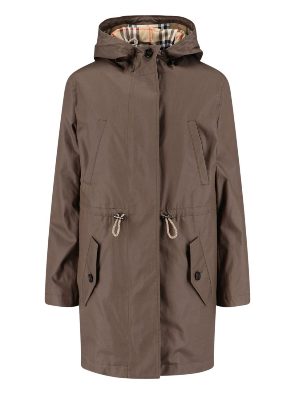 Burberry Classic Parka – Green Groen