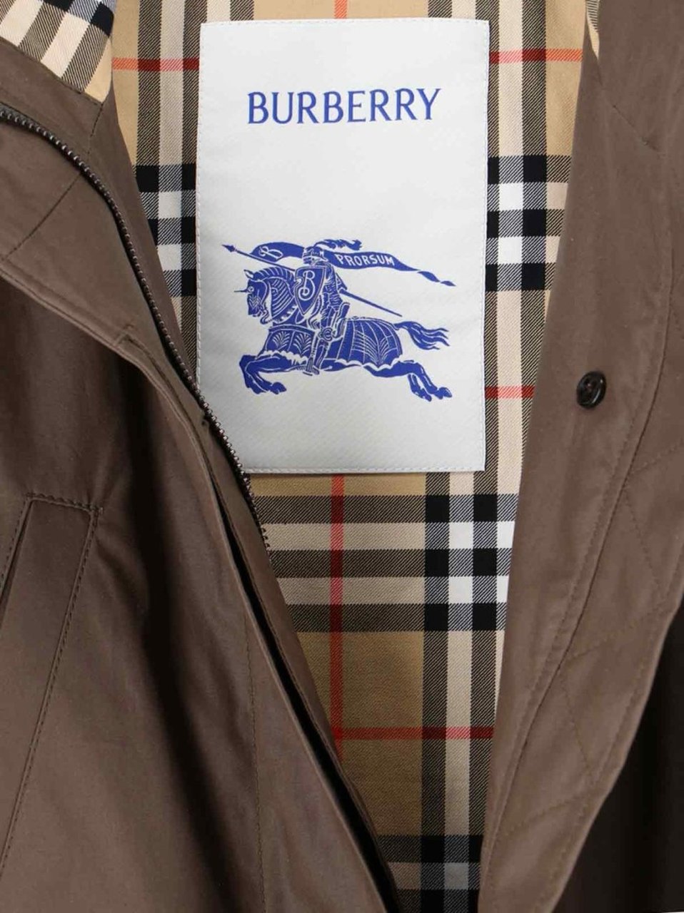 Burberry Classic Parka – Green Groen