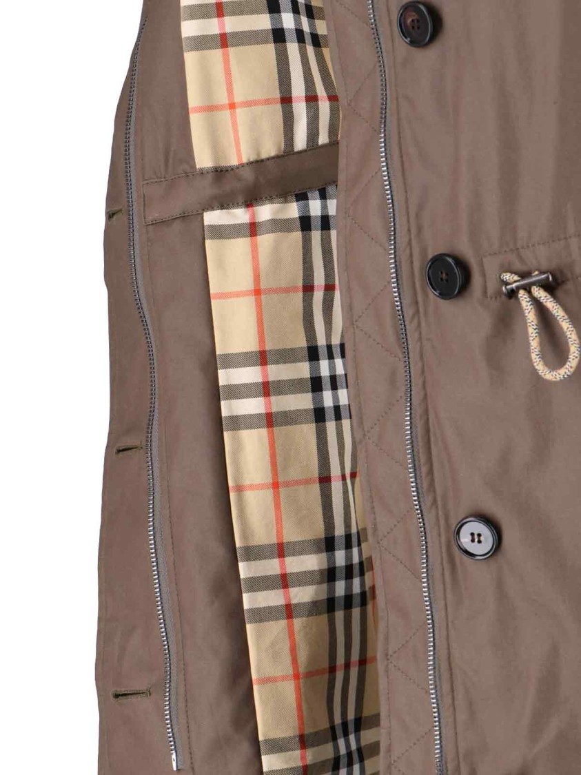 Burberry Classic Parka – Green Groen