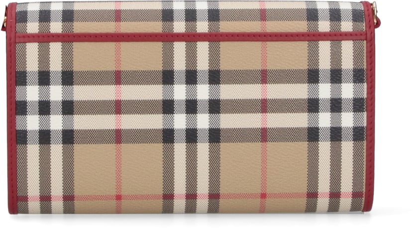 Burberry Compact Beige Wallet With Snap Closure And Minimalist Design Bruin