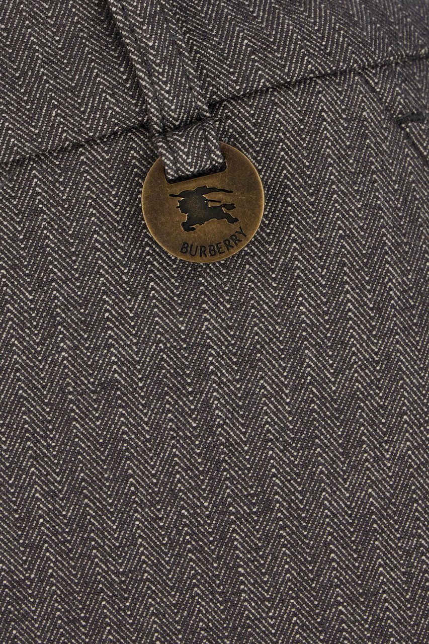 Burberry Burberry Embroidered stretch cotton leggings Divers