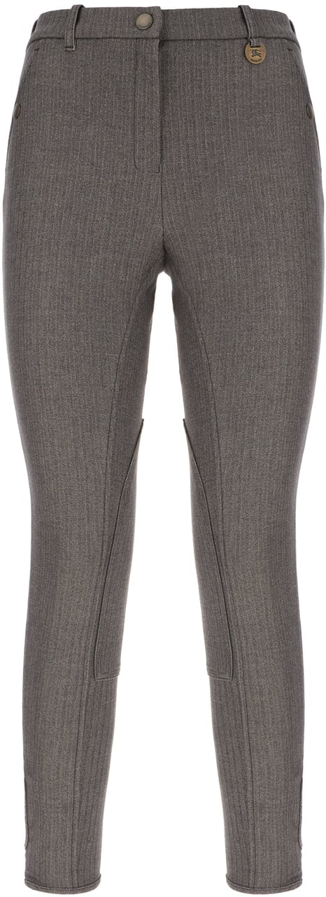 Burberry Burberry Embroidered stretch cotton leggings Divers