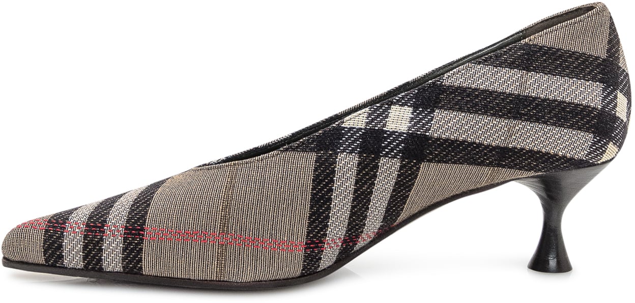 Burberry Burberry Décolleté Cameo Check con Tacco Medio Divers