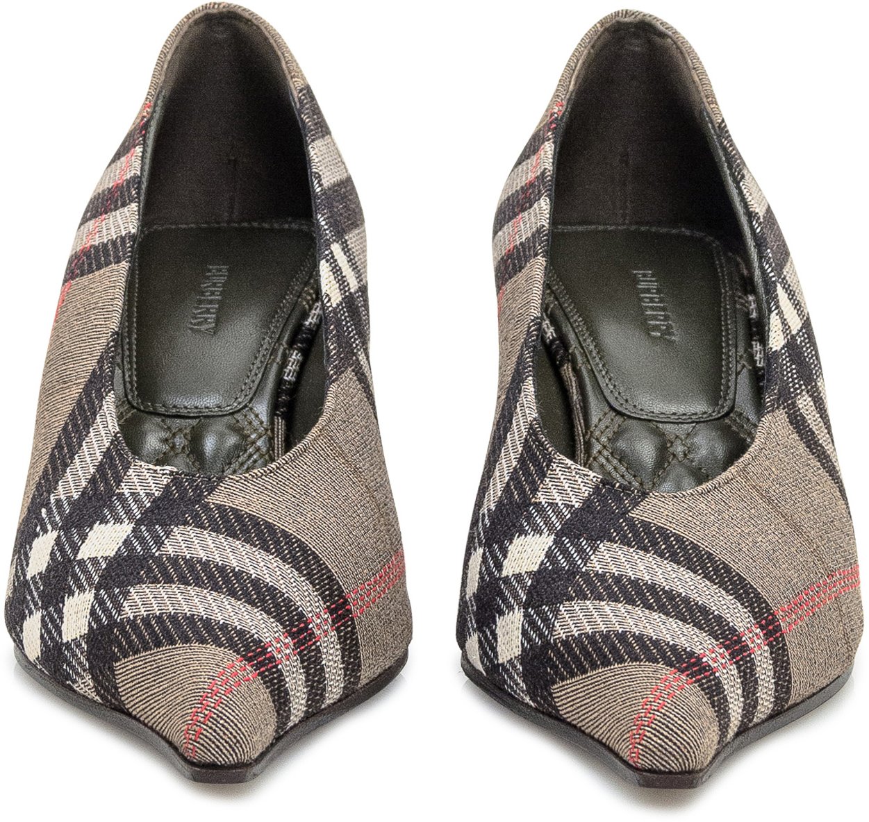 Burberry Burberry Décolleté Cameo Check con Tacco Medio Divers