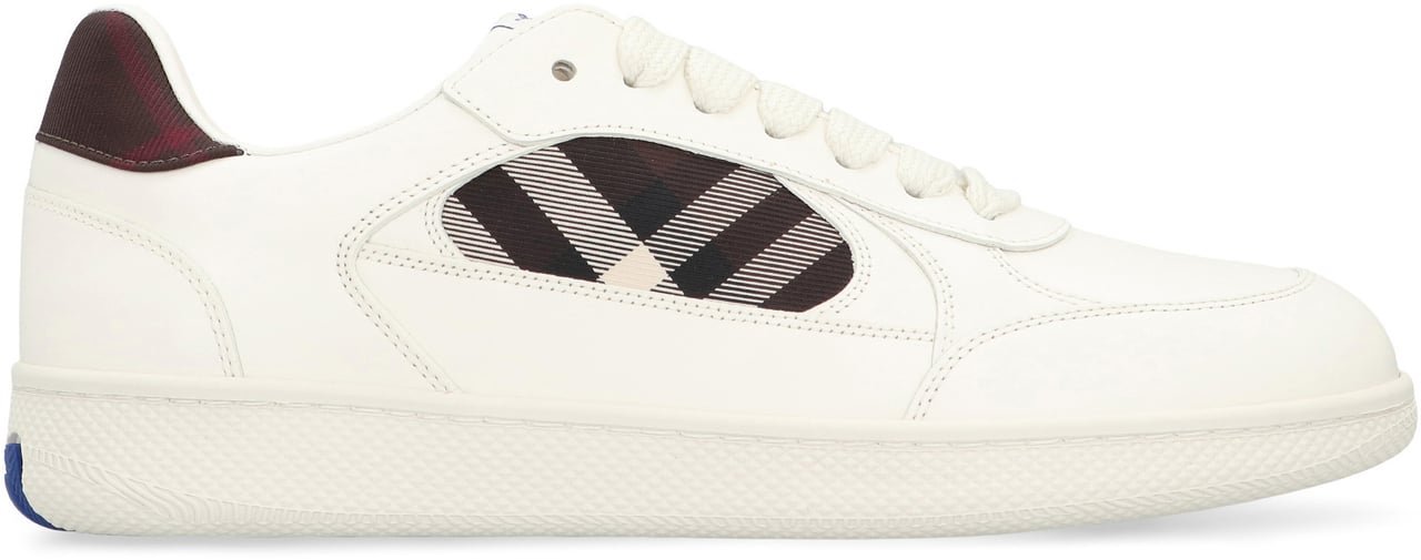 Burberry Sneakers Terrace in leather and Check Wit
