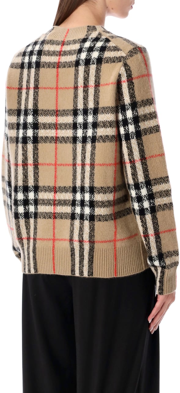 Burberry Costance Knit Check Sand Check Beige