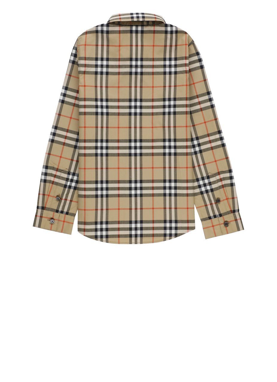 Burberry Shirts Beige Beige