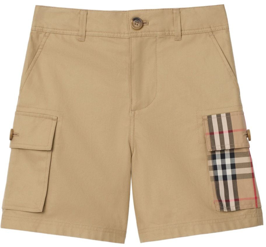 Burberry Shorts Beige Beige