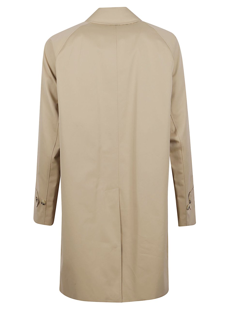Burberry Raincoat with Check Lining Neutraal