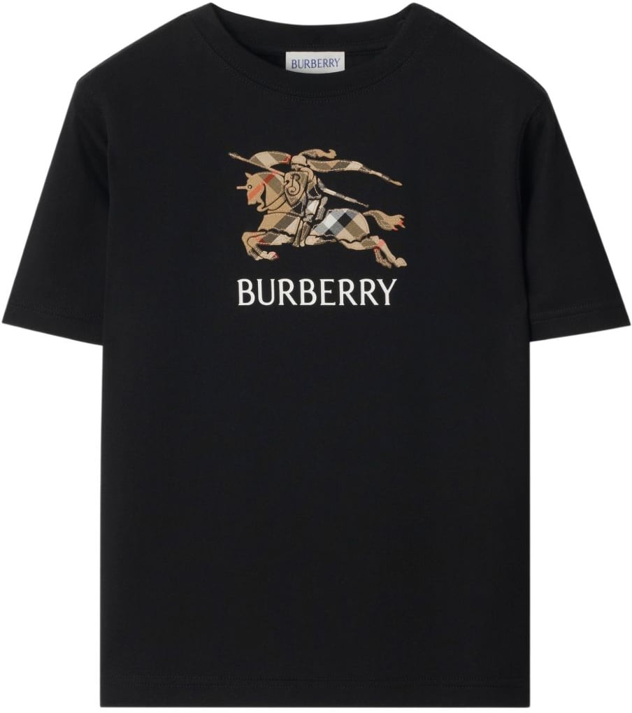 Burberry T-Shirts And Polos Black Zwart