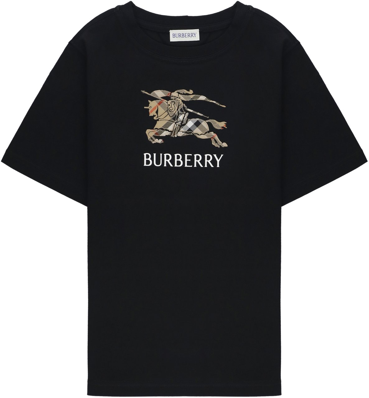 Burberry T-Shirts And Polos Black Zwart