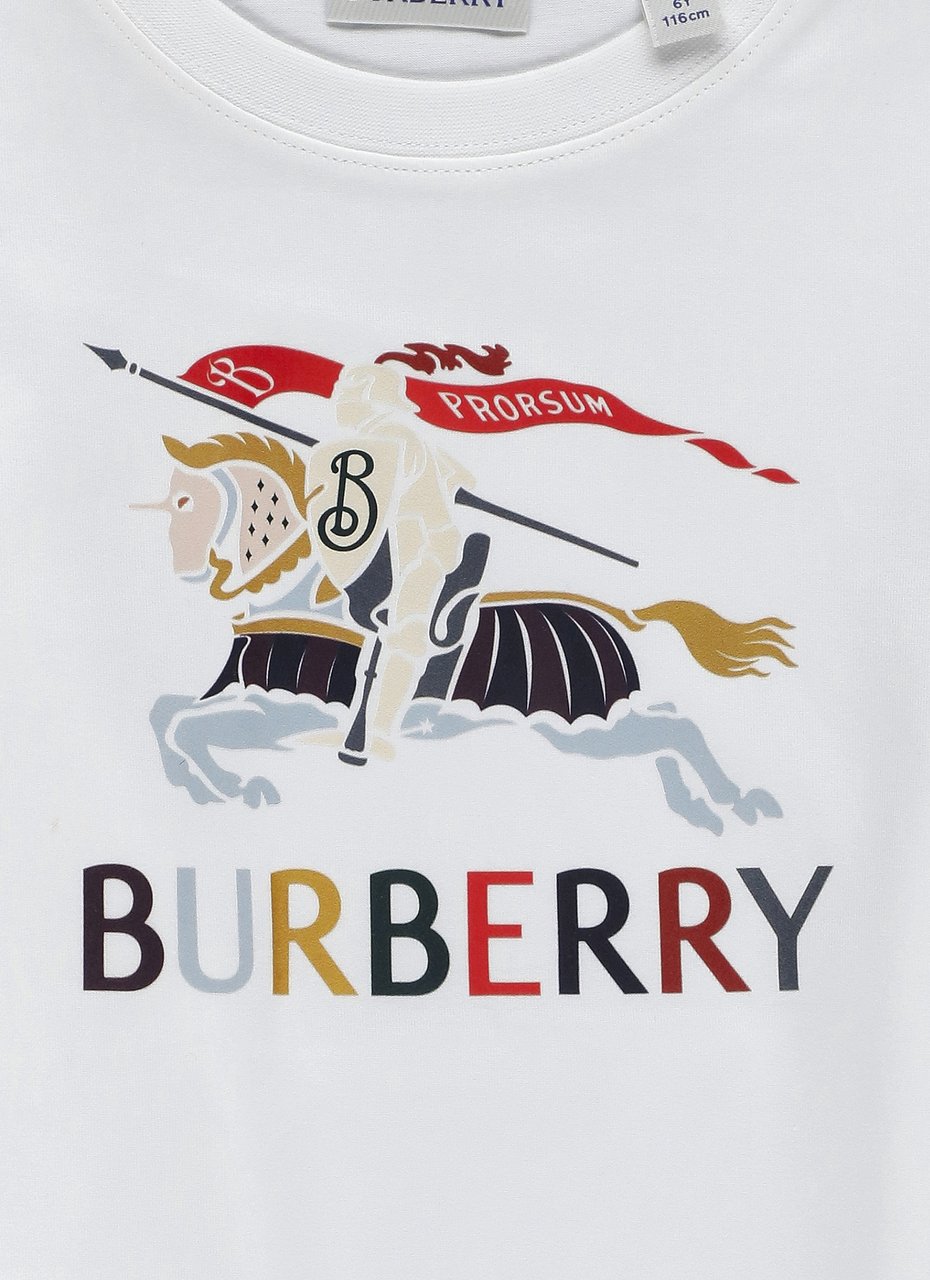 Burberry T-Shirts And Polos White Wit