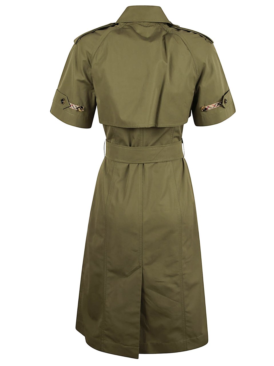 Burberry Structured Trench Coat-Inspired Dress Bruin