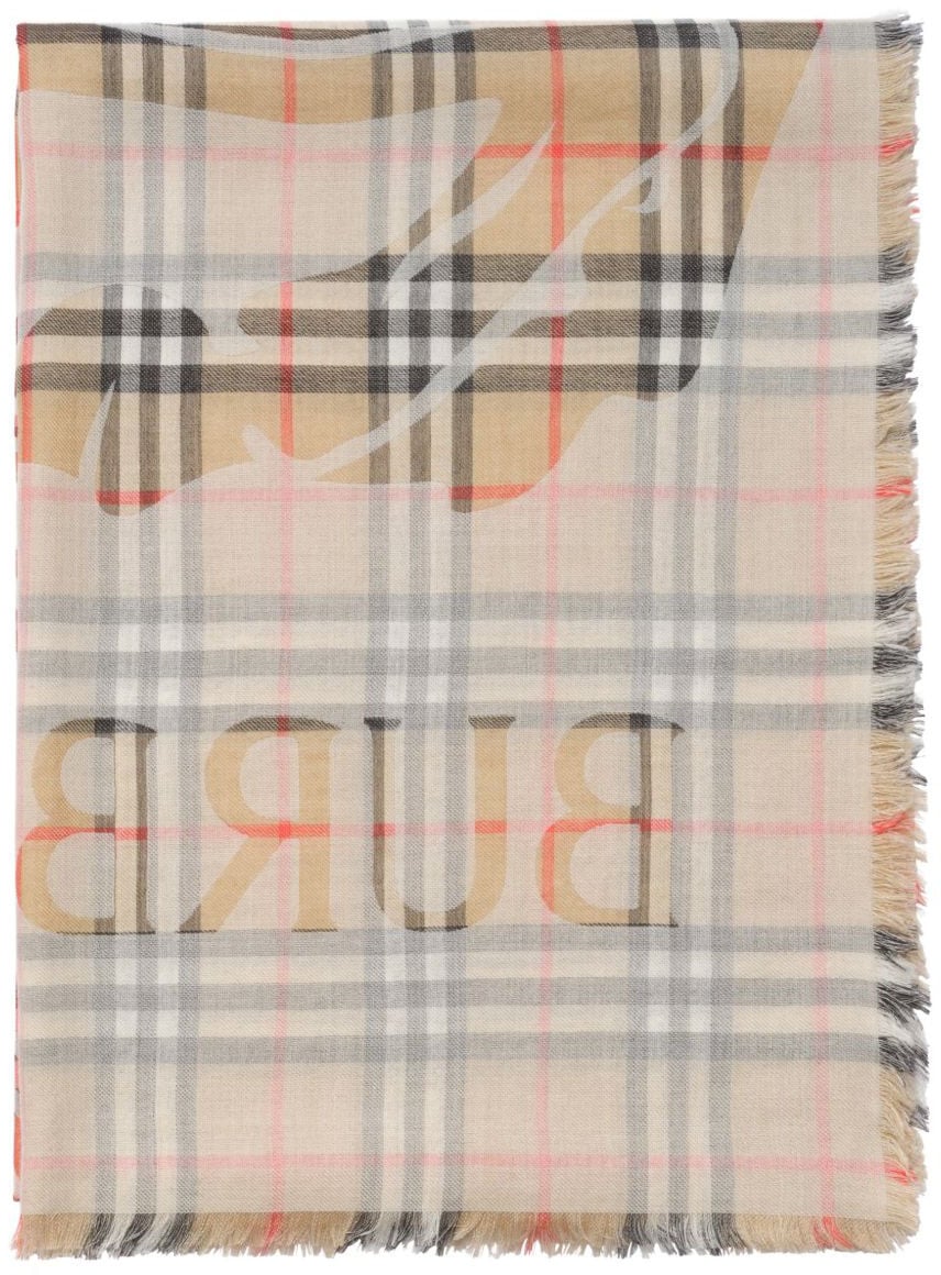 Burberry Scarfs Beige Beige