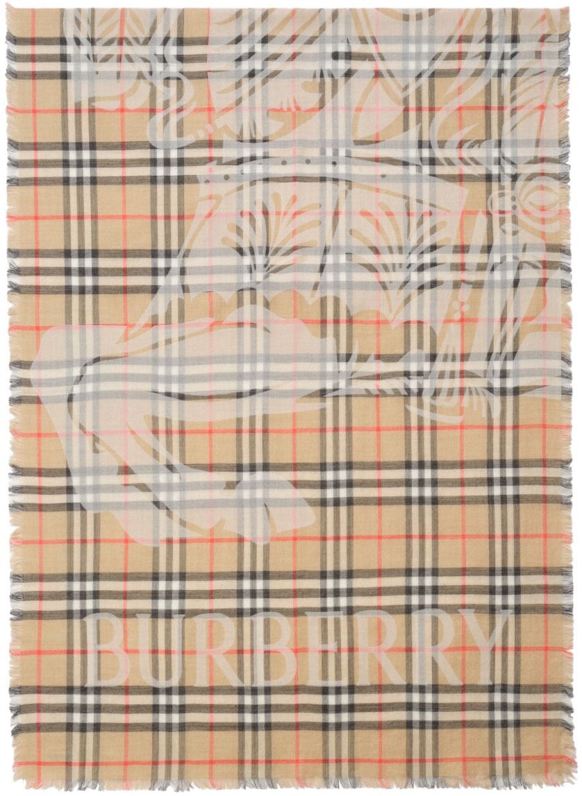 Burberry Scarfs Beige Beige