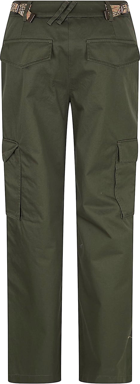 BURBERRY FREJA W TROUSERS Maroon