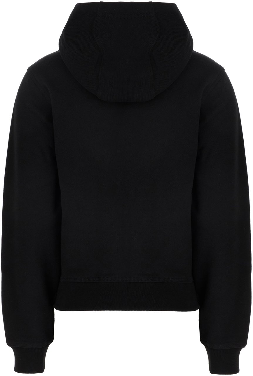 Burberry Black cotton sweatshirt Zwart
