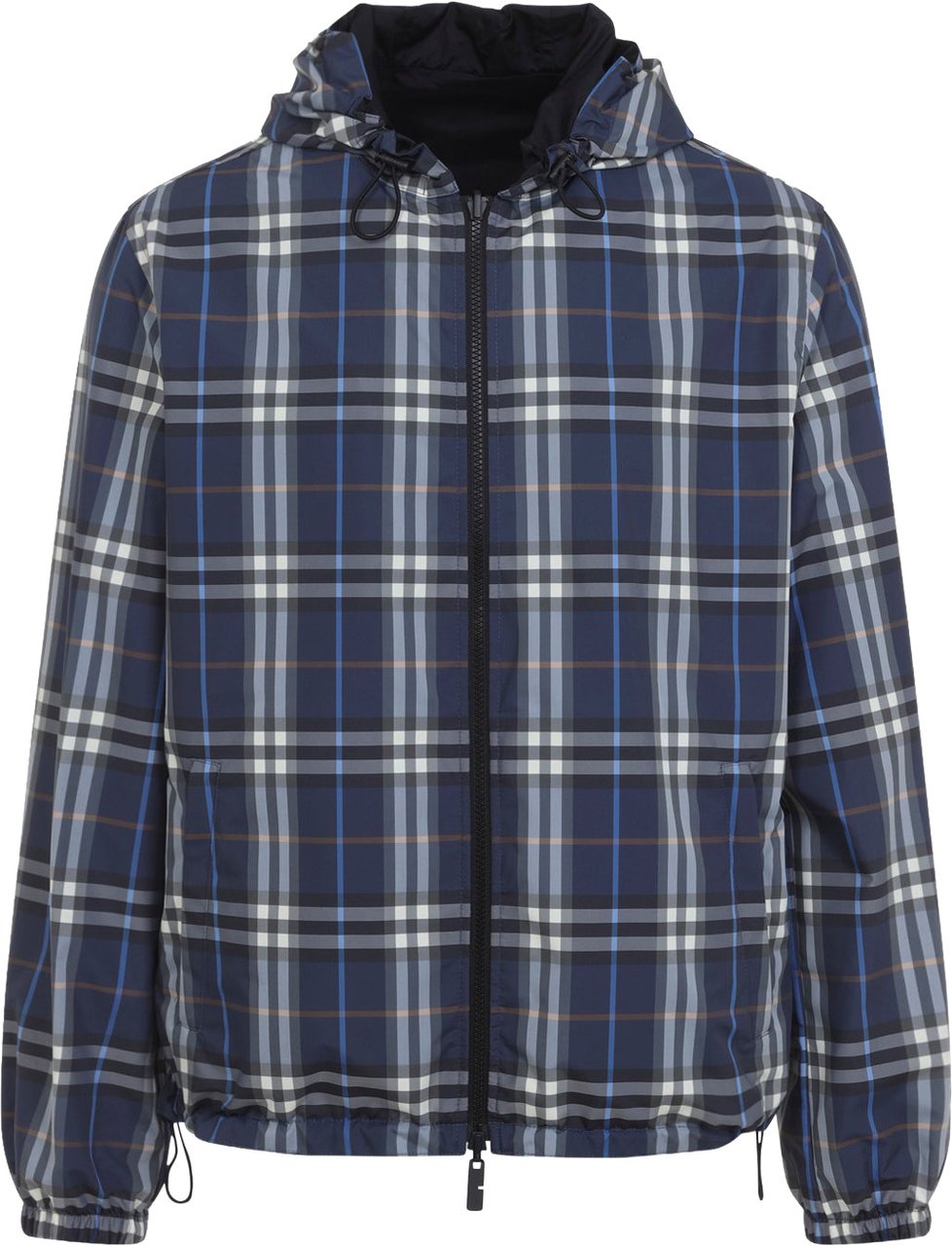 Burberry Check Newport Reversible Hooded Jacket Divers
