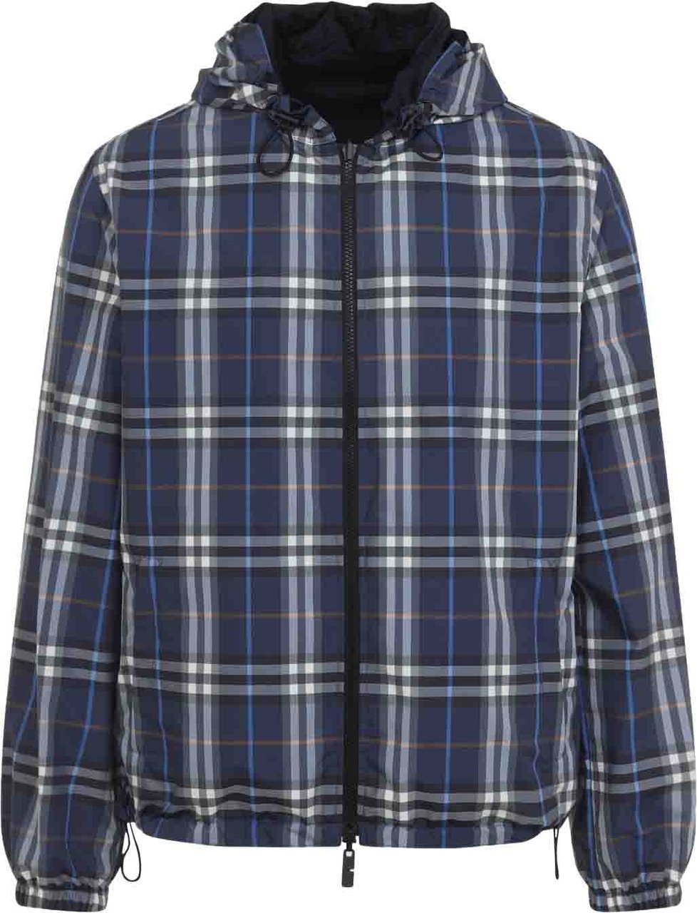 Burberry Check Newport Reversible Hooded Jacket Divers
