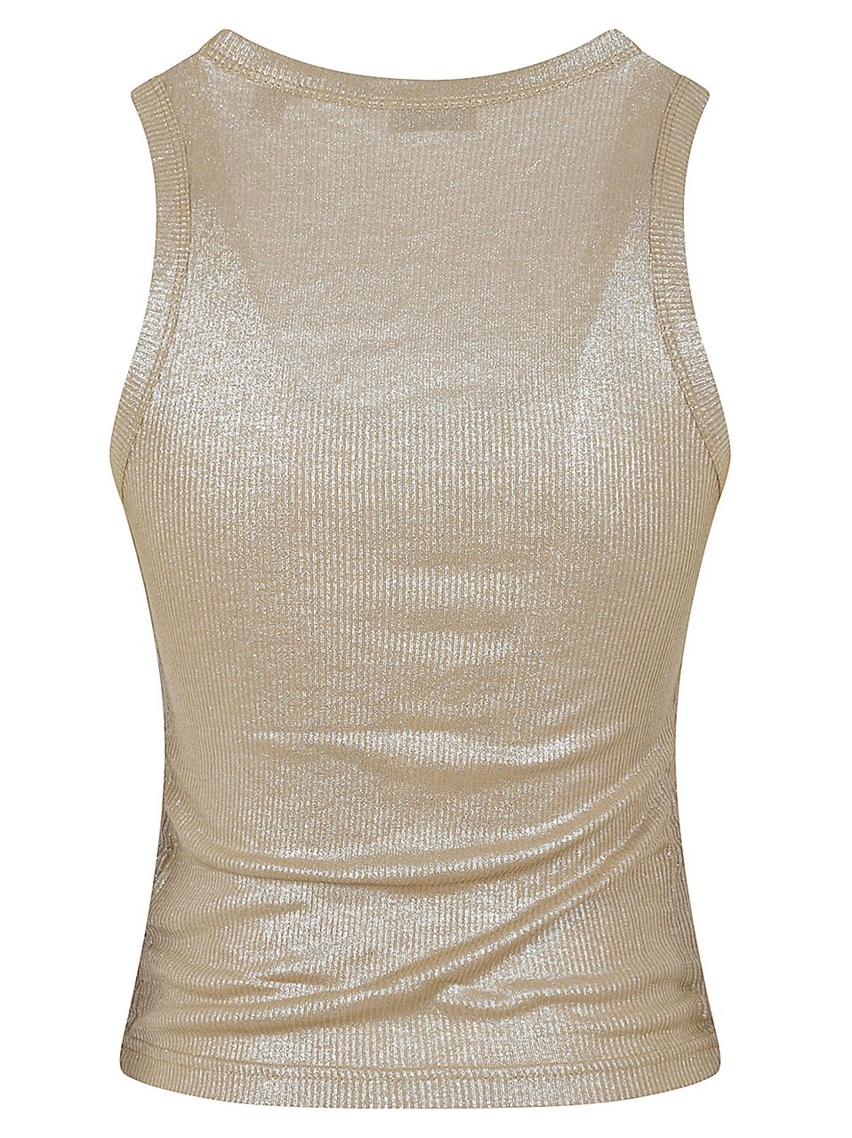 Burberry Scoop Neck Sleeveless Top Neutraal