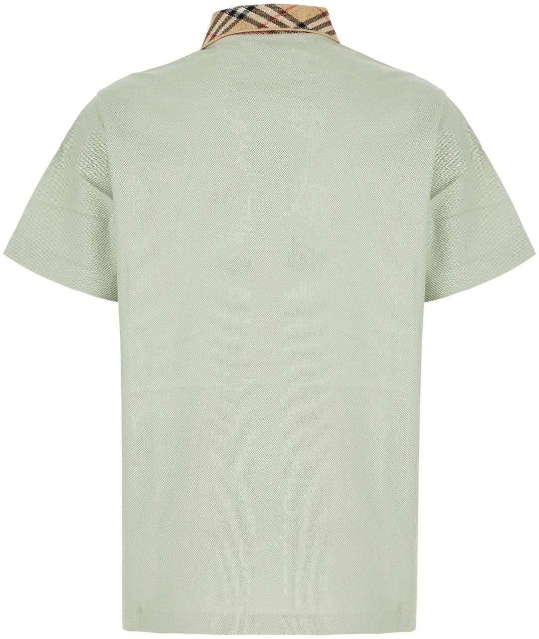 Burberry Mint green piquet polo shirt Groen