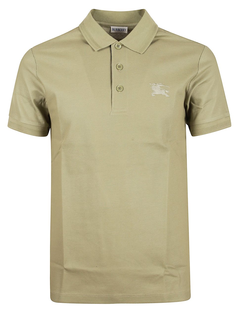Burberry Piquet Weave Polo Shirt Neutraal