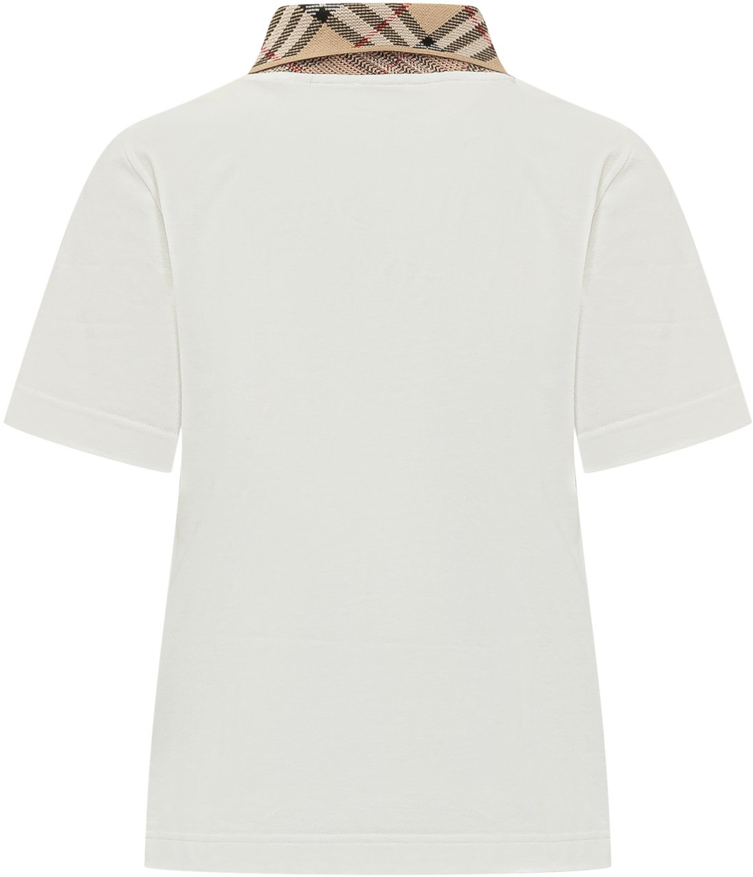 Burberry Polo con Motivo Check Wit