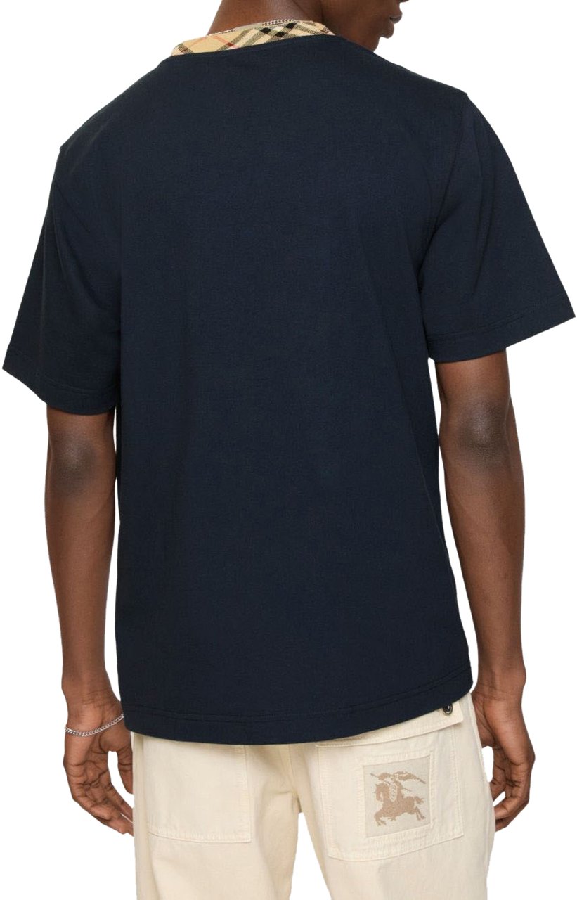 Burberry T-Shirts And Polos Blue Blauw