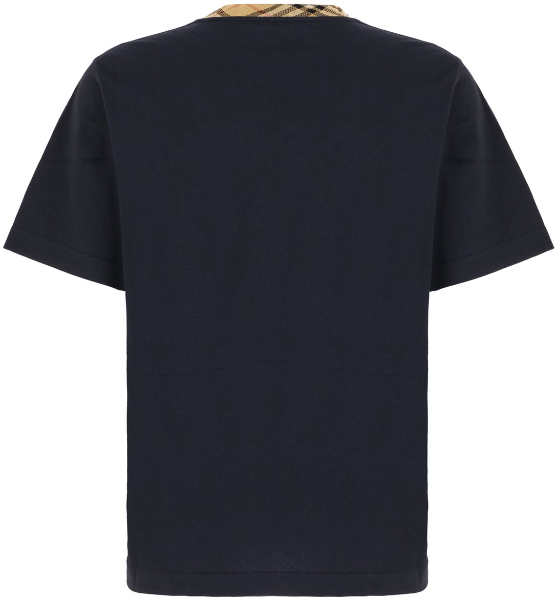 Burberry Midnight blue cotton t-shirt Blauw