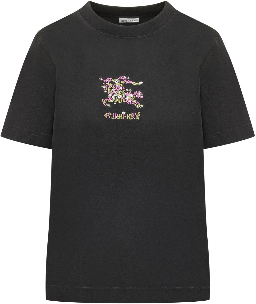 Burberry Burberry Black cotton t-shirt Zwart