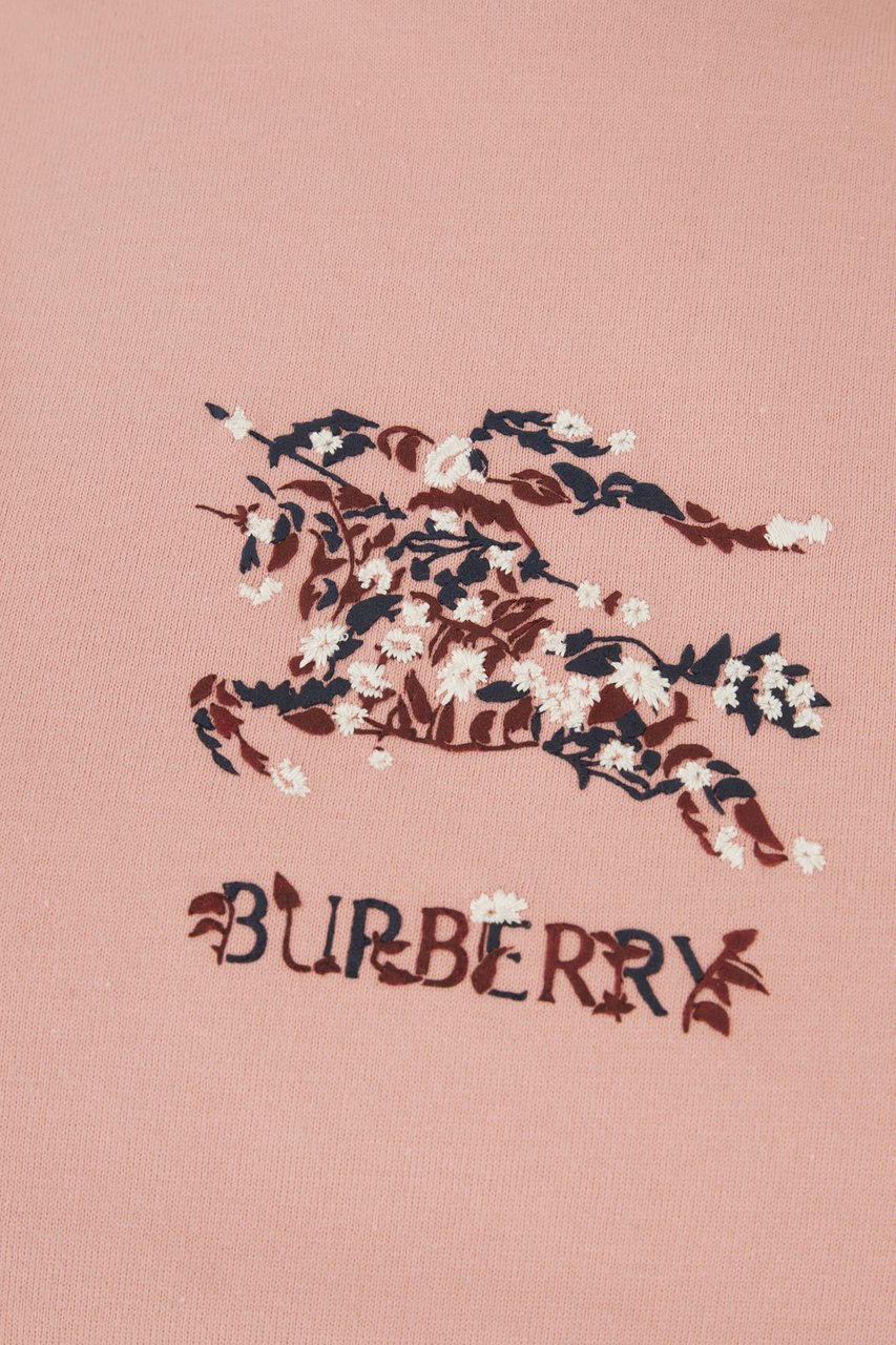 Burberry Pink cotton t-shirt Roze