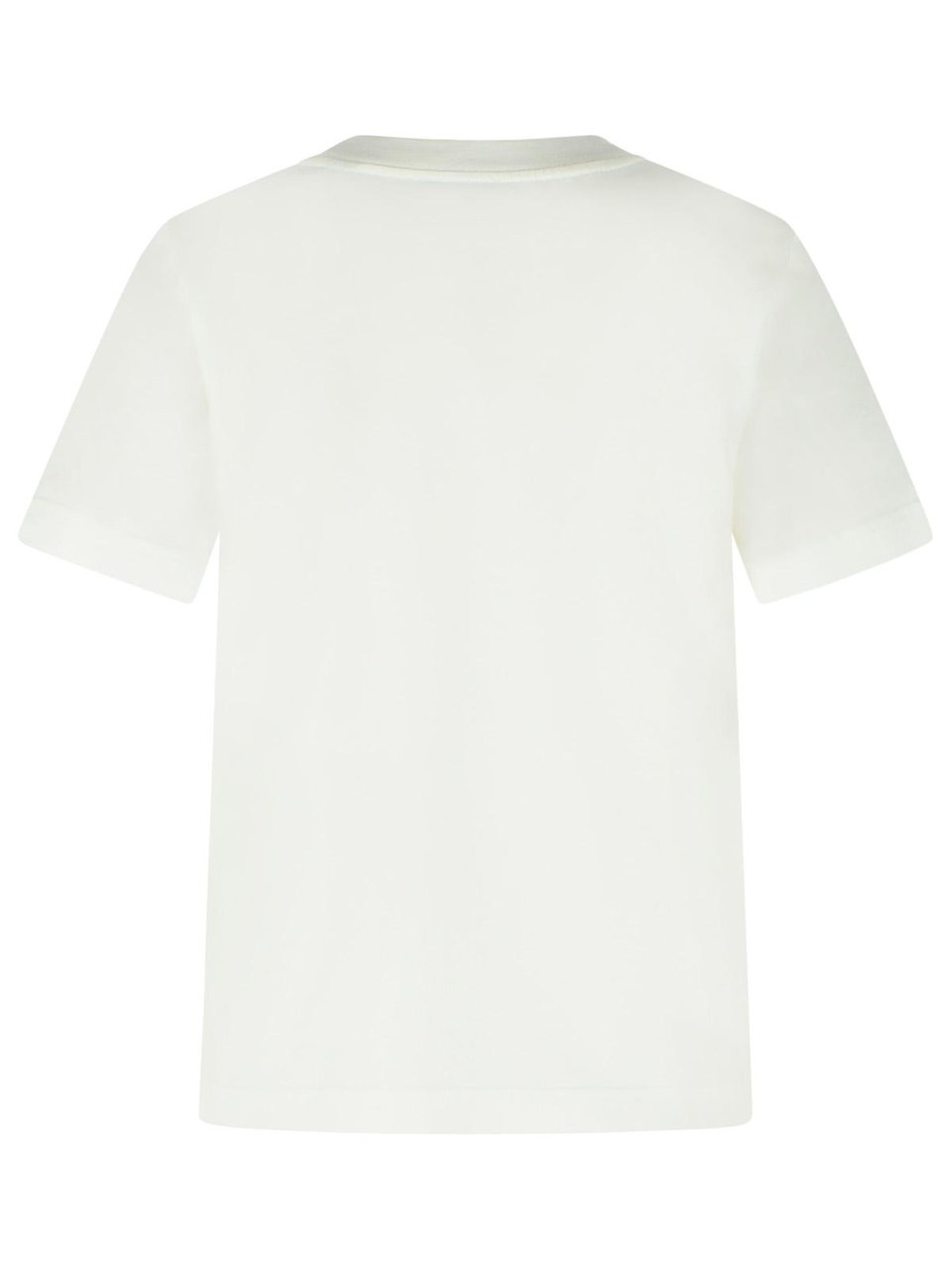 Burberry White Cotton T-Hsirt Wit