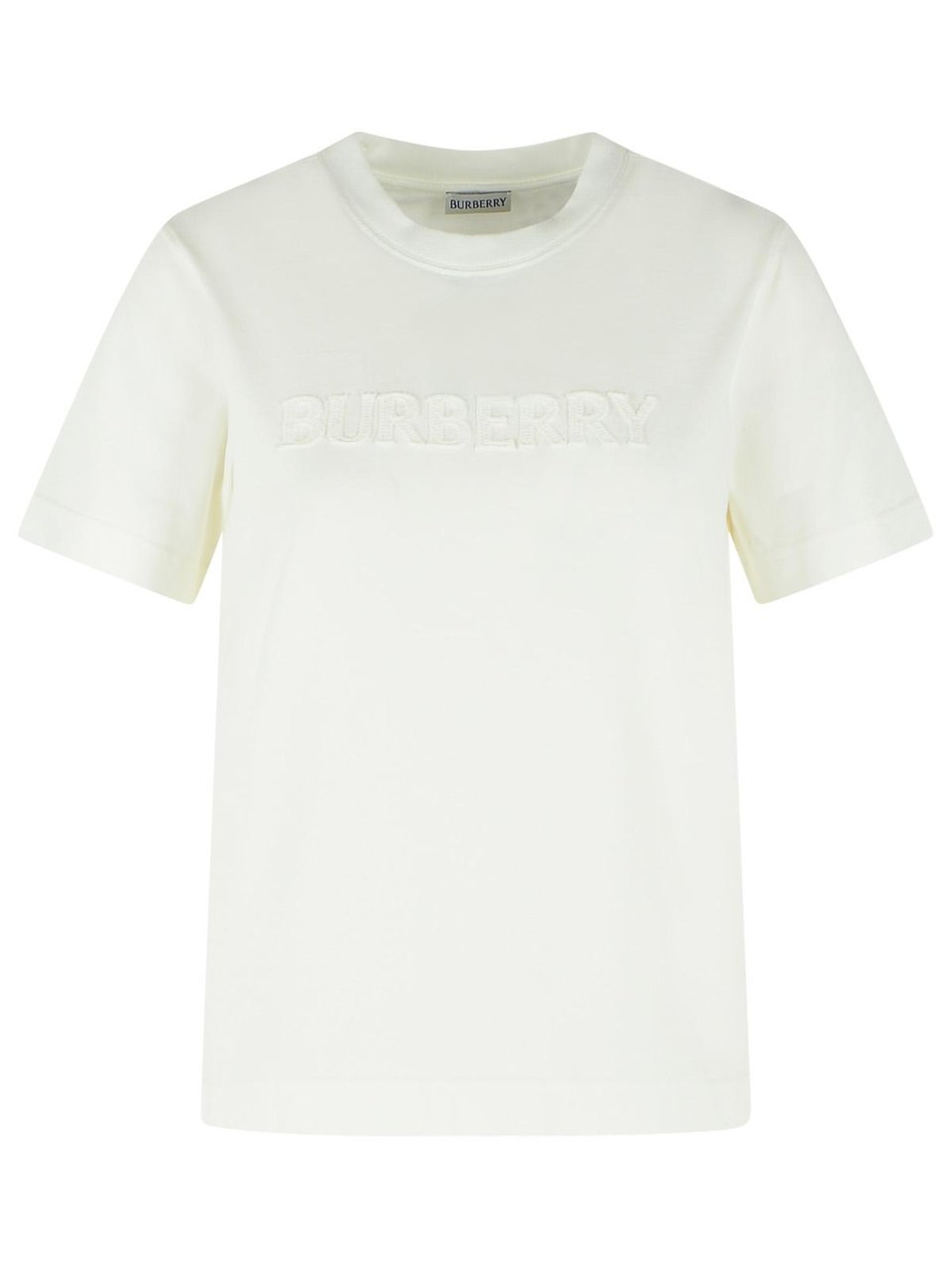 Burberry White Cotton T-Hsirt Wit