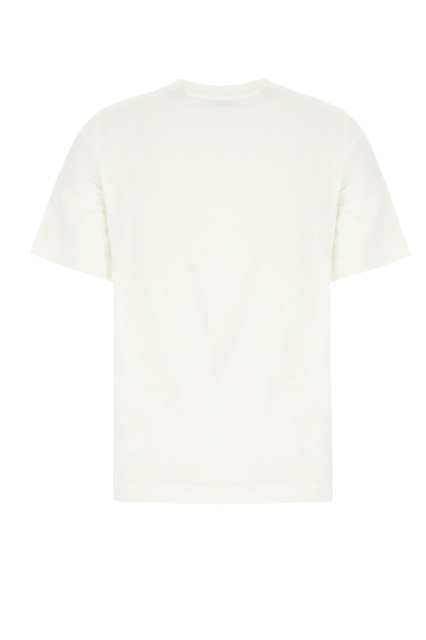 Burberry Burberry Ivory cotton t-shirt Neutraal