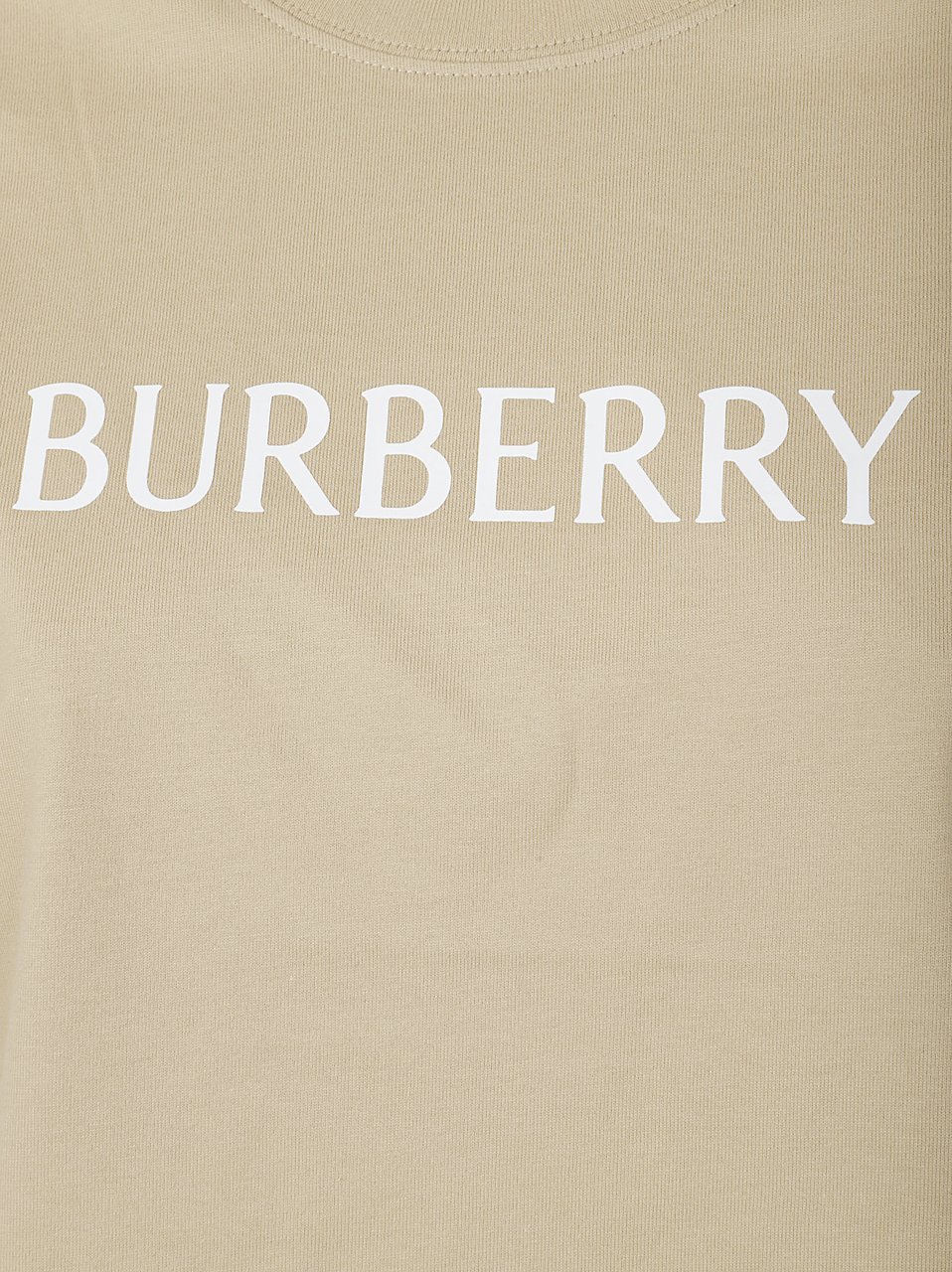 Burberry Slim Fit Lightweight Cotton T-Shirt Neutraal