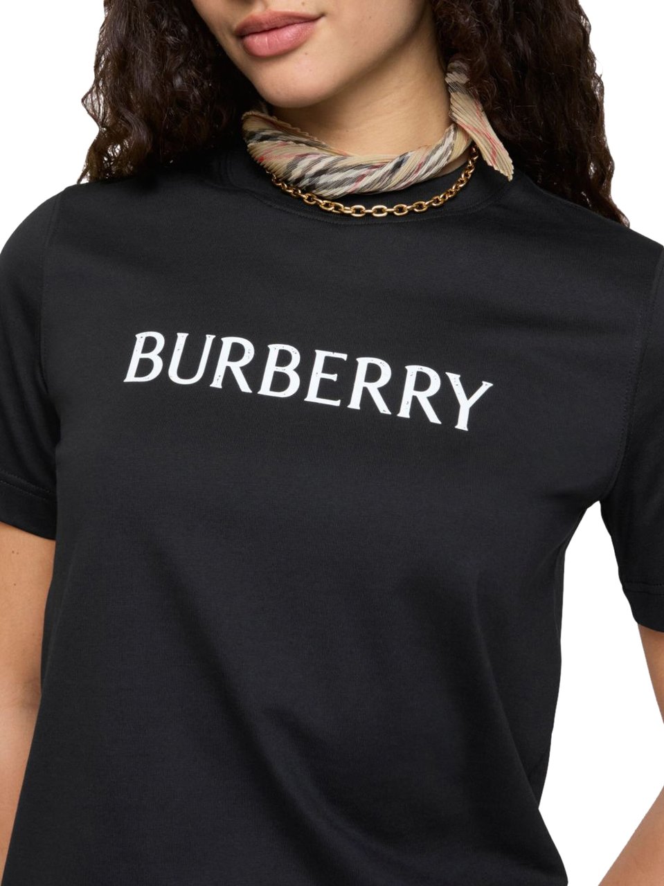 Burberry T-Shirts And Polos Black Zwart
