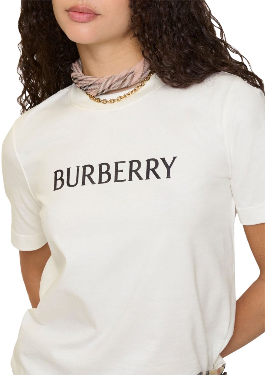 Burberry T-Shirts And Polos White Wit