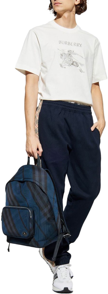 Burberry Trousers Blue Blauw