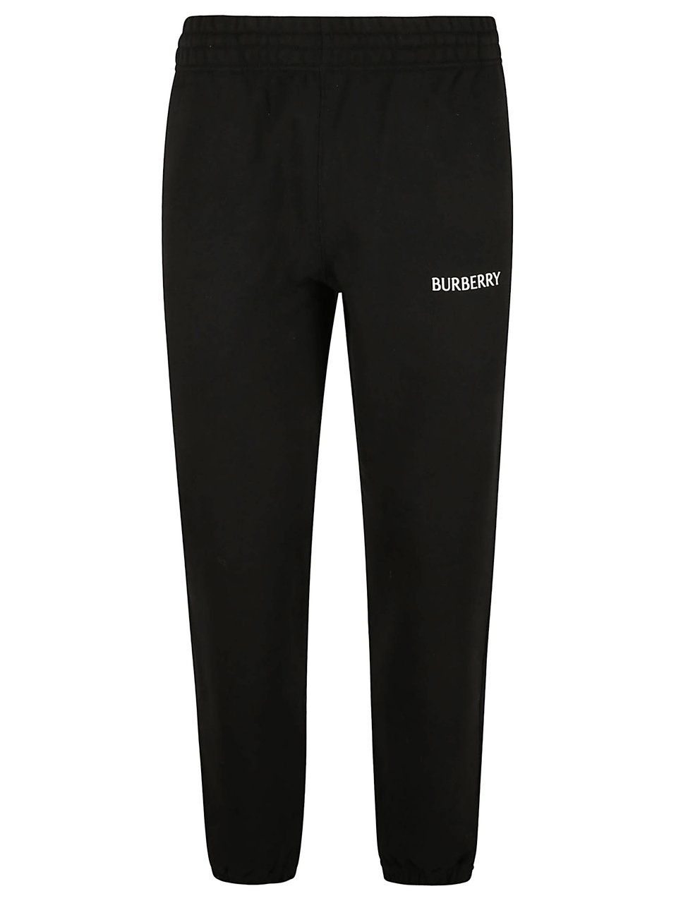 Burberry Ribbed Cuff Sweatpants with Subtle Branding Zwart