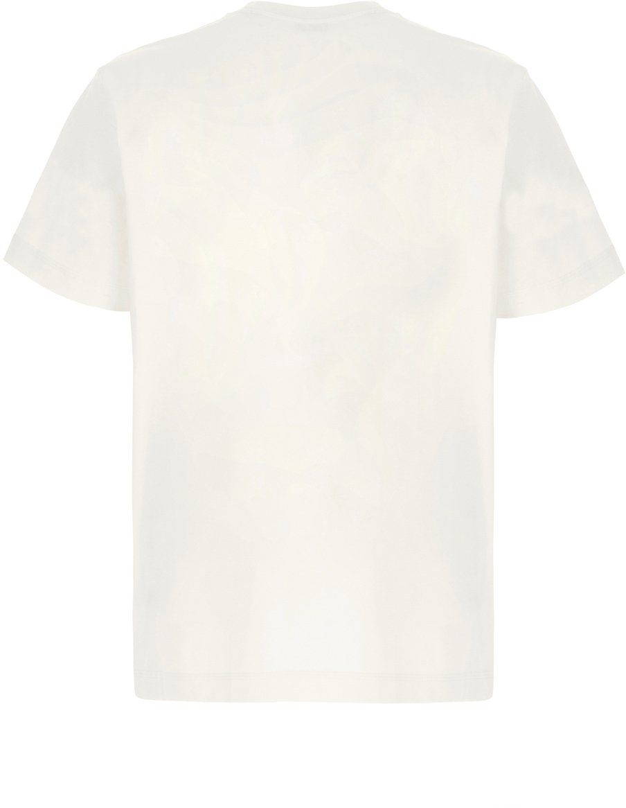 Burberry Burberry Ivory cotton t-shirt Neutraal