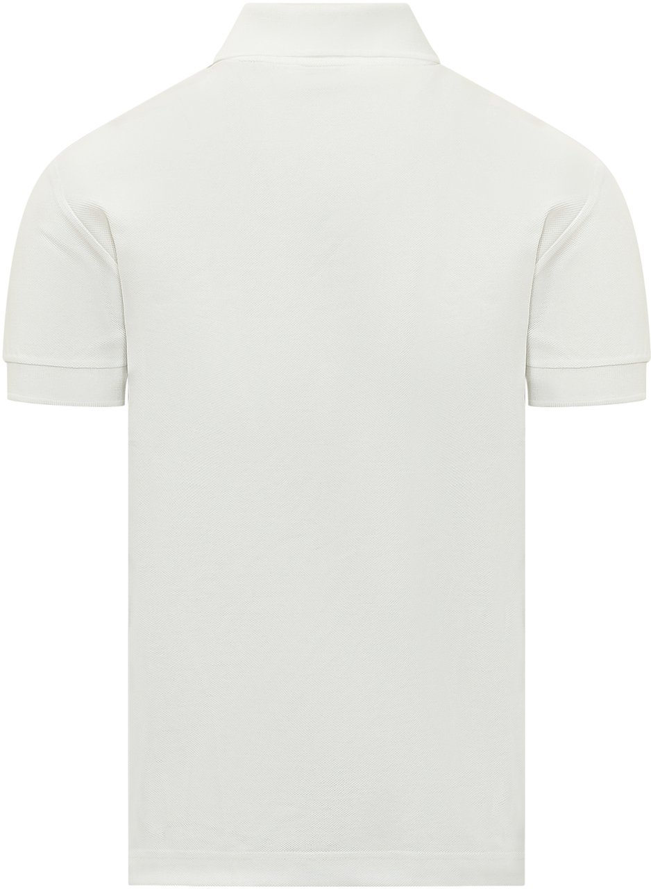 Burberry Burberry White piquet polo shirt Wit