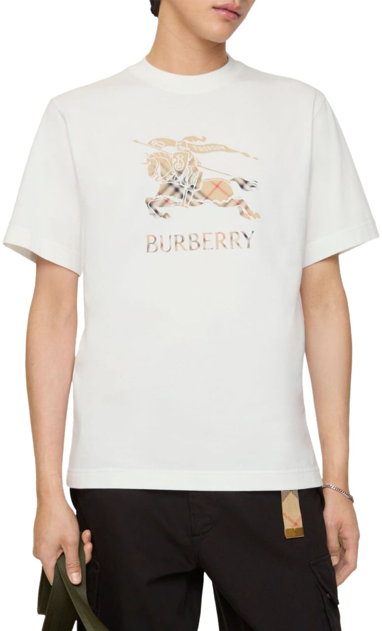 Burberry T-Shirts And Polos White Wit