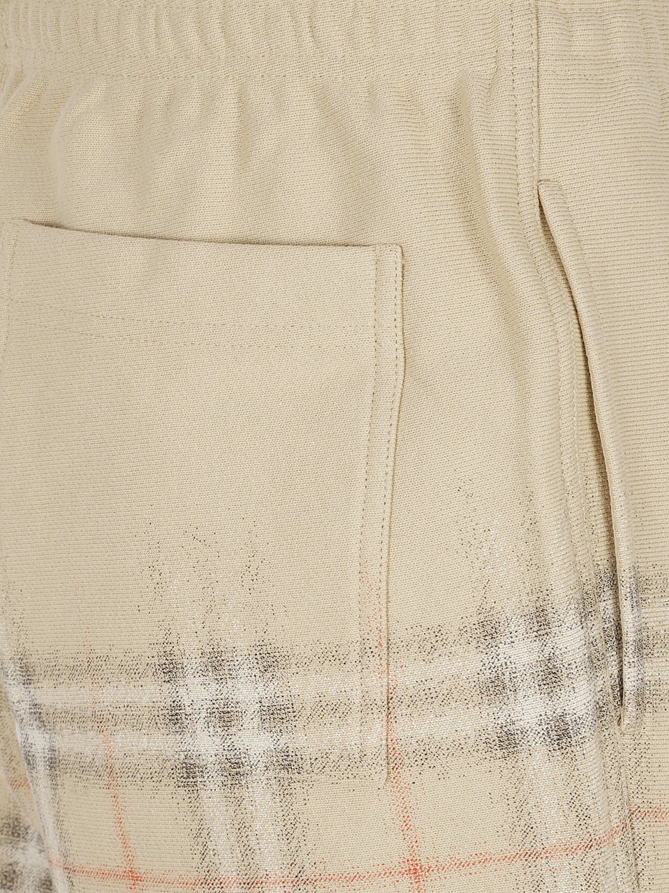 Burberry Comfort-Fit Trousers with Gradient Check Design Grijs
