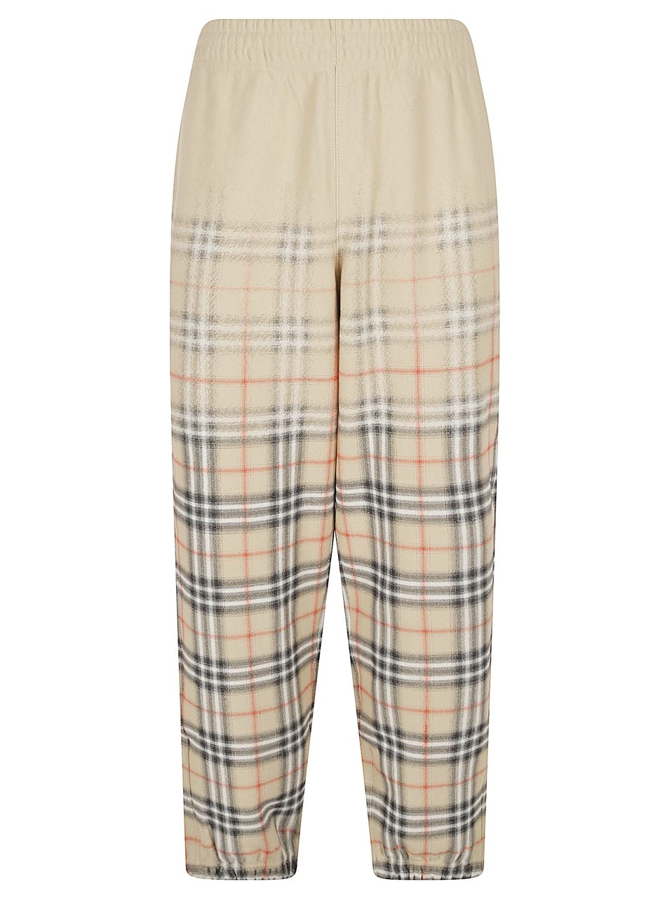 Burberry Comfort-Fit Trousers with Gradient Check Design Grijs
