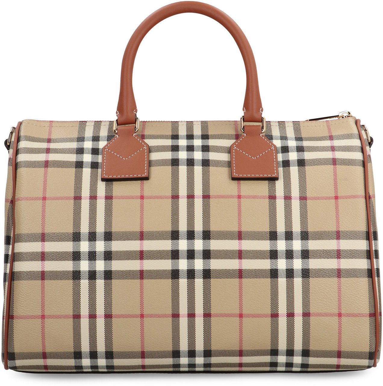 Burberry Bowling bag Check media Beige