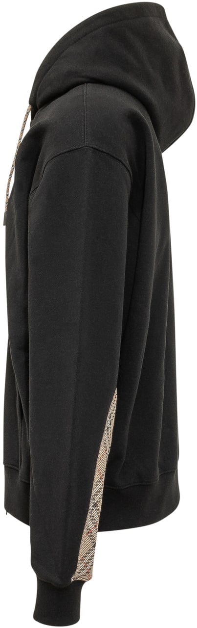 Burberry Rory Chk Pch Felpa Zwart