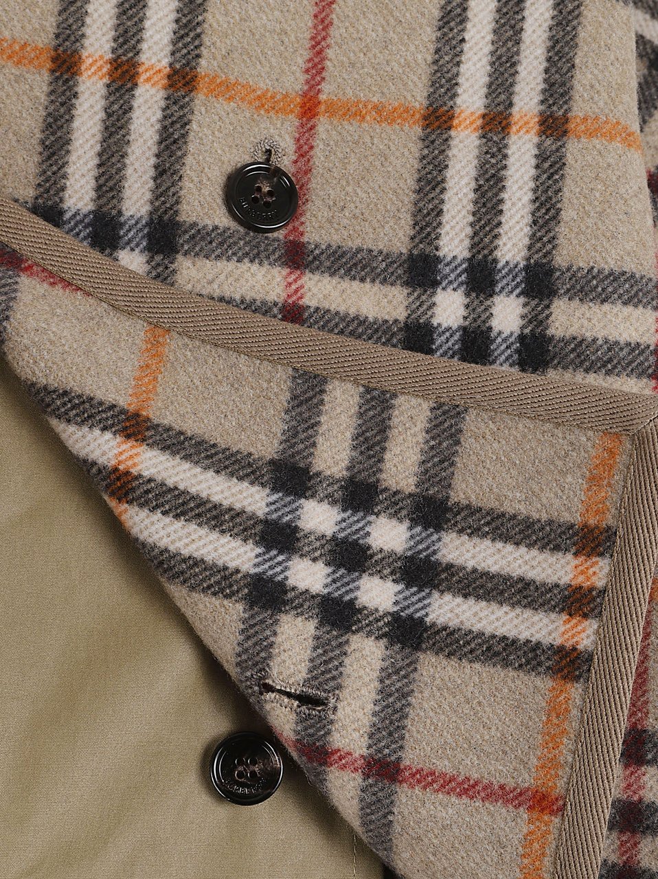 Burberry Cropped Jacket with Belted Waist Neutraal