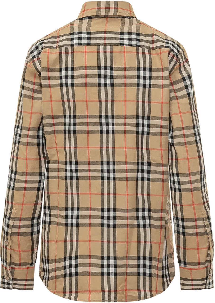 Burberry Emma Check Shirt Beige